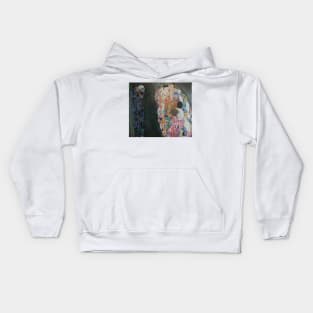 Death and Life by Gustav Klimt Kids Hoodie